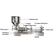 Piston Shampoo Paste Filling Machine